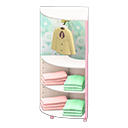 Corner clothing rack|Cute clothes Displayed clothing Pastel