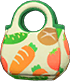 Veggie-print eco bag