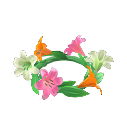 Cute lily crown