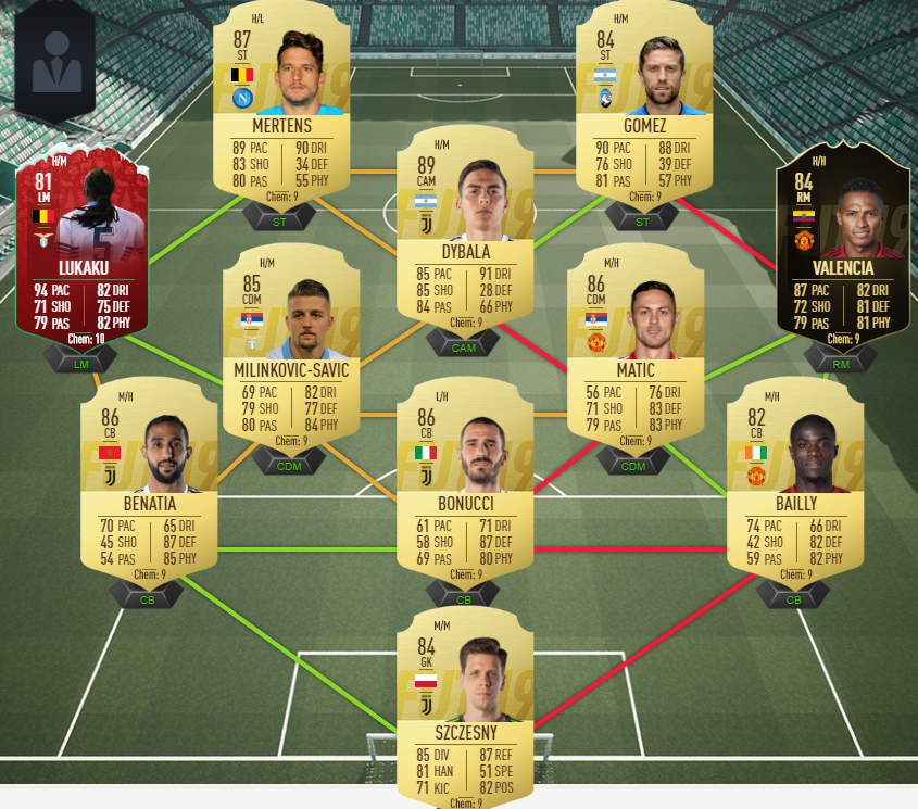 400k Squad Fifa 19