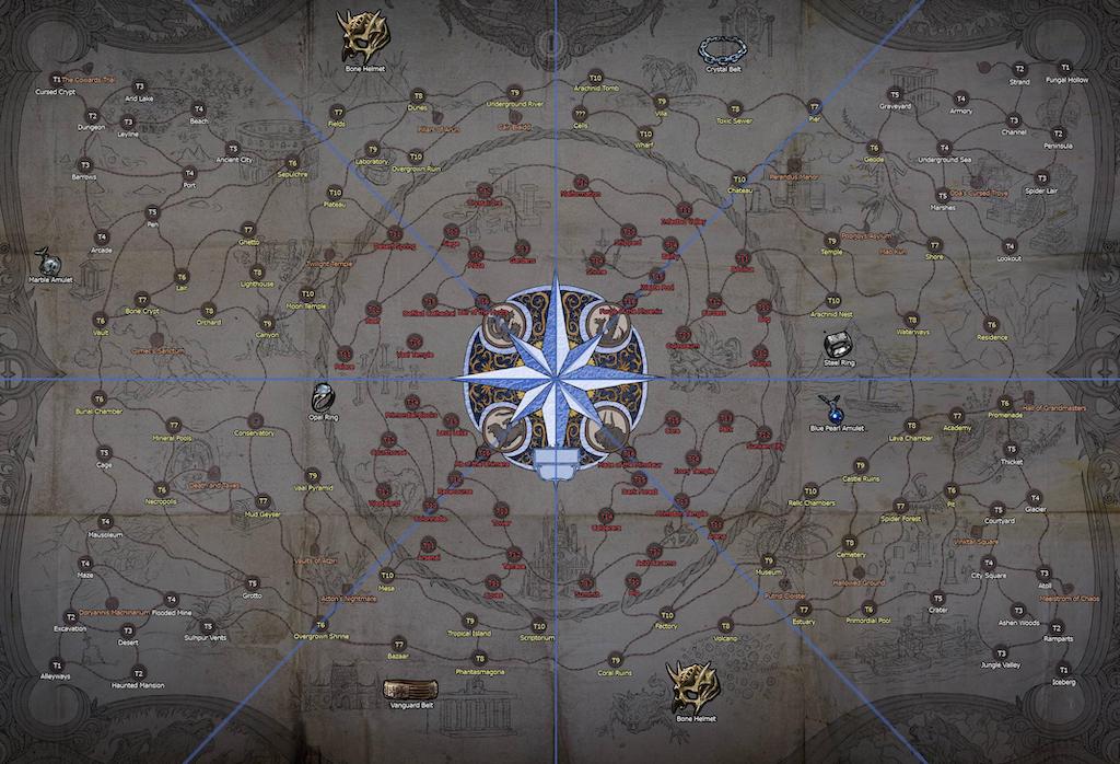 path of exile 3.6 synthesis updated atlas maps