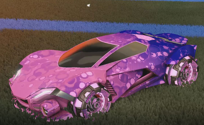 Rocket league Werewolf Pink design with NeYoYo,Bubbly