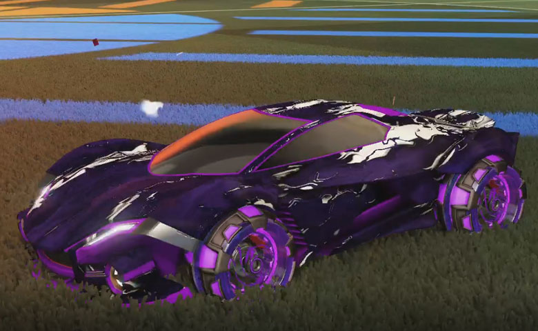 Rocket league Werewolf Purple design with NeYoYo,Glorifier
