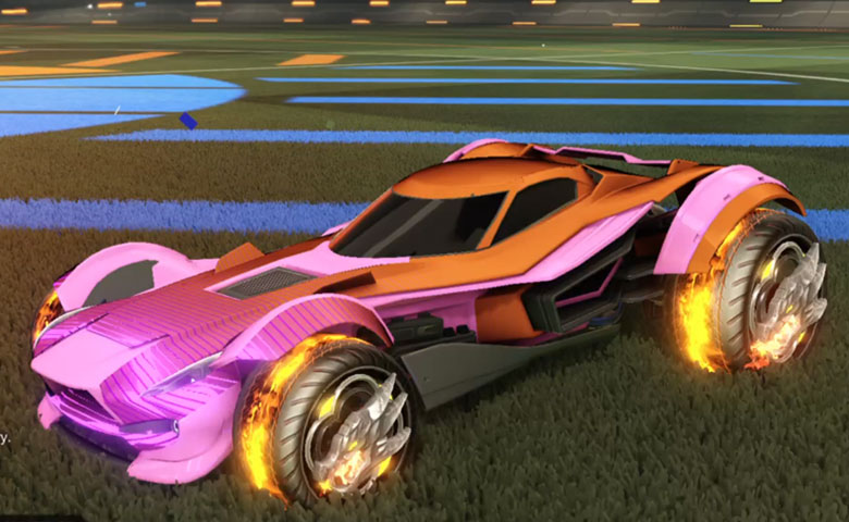 Rocket league Sentinel  Pink design with Draco,Future Shock