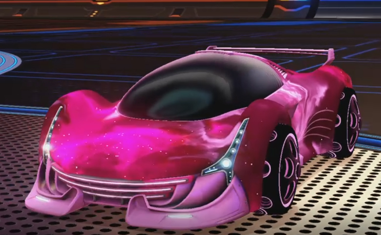Rocket league Nimbus Pink design with Bravado:Infinite,Interstellar