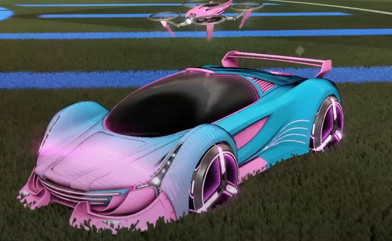 Rocket league Nimbus Pink design with Zowie,Future Shock,Drone III