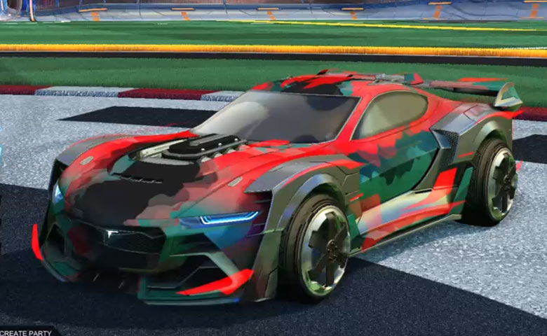 Rocket league Tyranno GXT design with Zadeh S3,Smokescreen